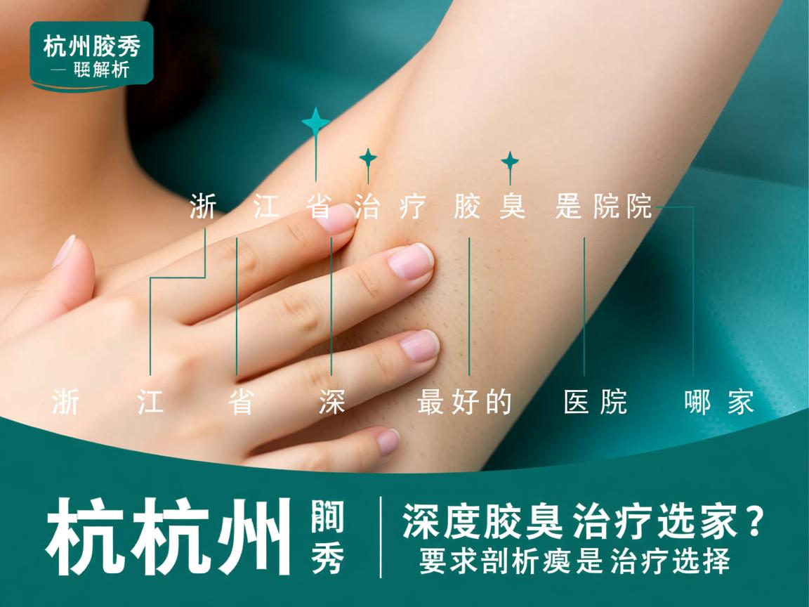 杭州腋秀解析，浙江省治疗腋臭最好的医院是哪家？深度剖析腋臭治疗选择