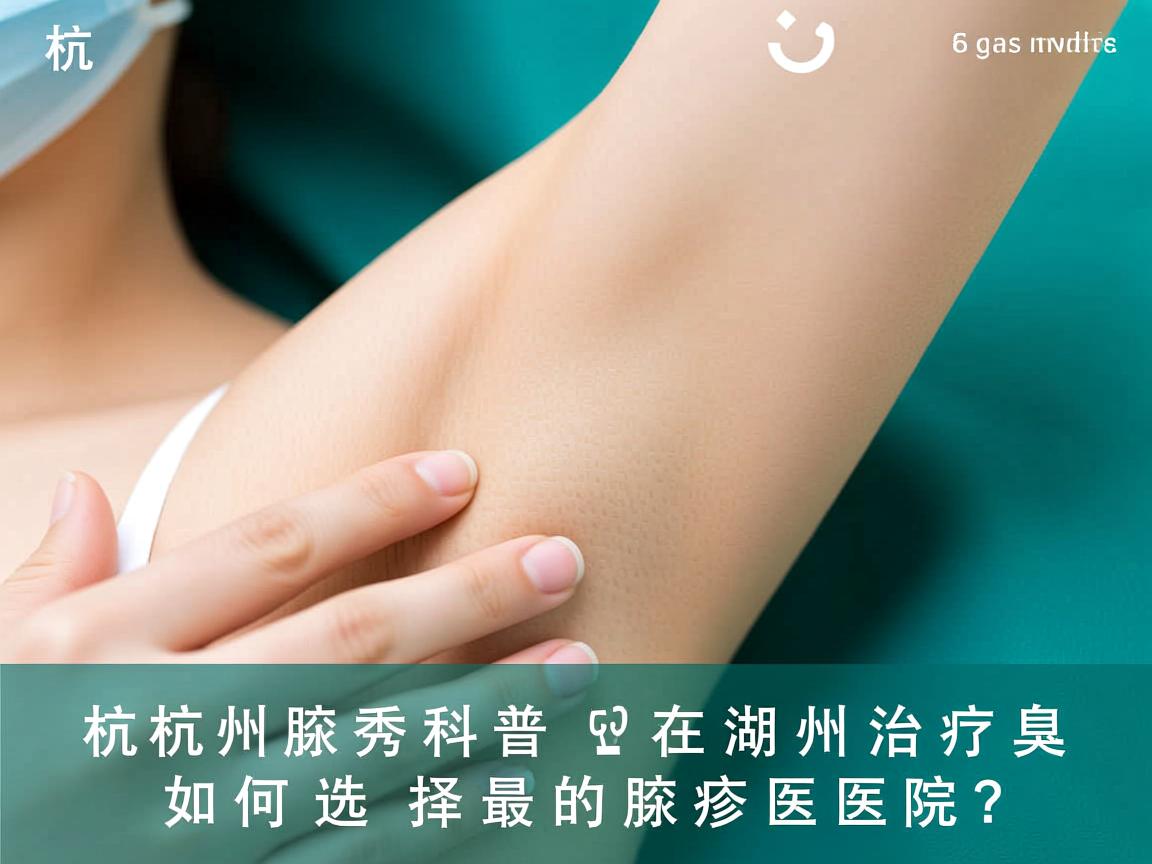 杭州腋秀科普，在湖州治疗腋臭，如何选择最好的腋臭医院？