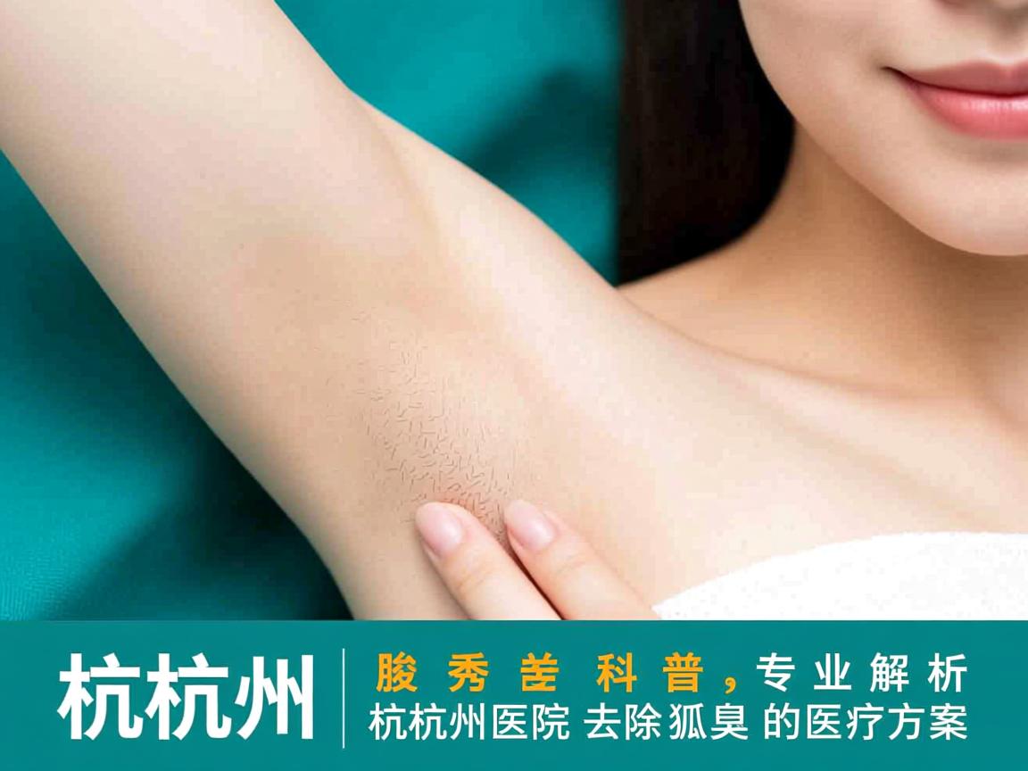 杭州腋秀科普，专业解析杭州医院去除狐臭的医疗方案