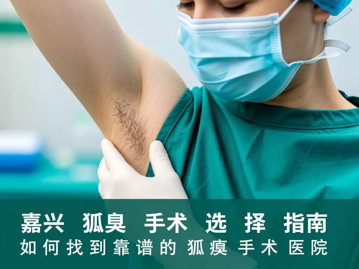 嘉兴狐臭手术选择指南，如何找到靠谱的狐臭手术医院