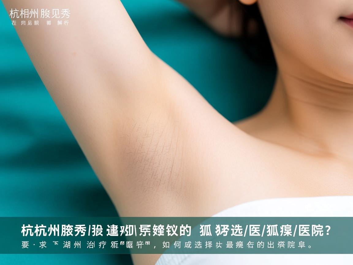 杭州腋秀解析,在湖州治疗狐臭,如何选择最好的狐臭医院? 杭州腋秀解析,在湖州治疗狐臭,如何选择最好的狐臭医院?