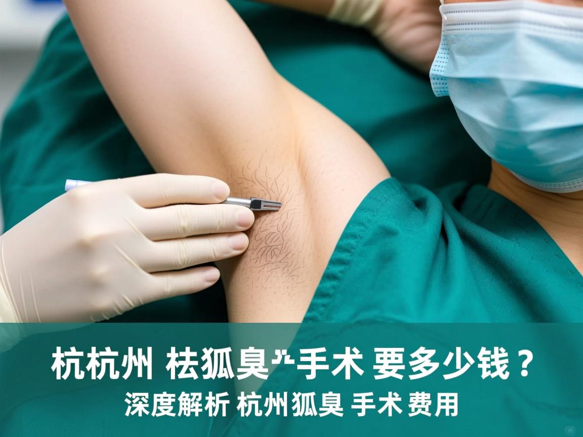 杭州祛狐臭手术要多少钱？深度解析杭州狐臭手术费用