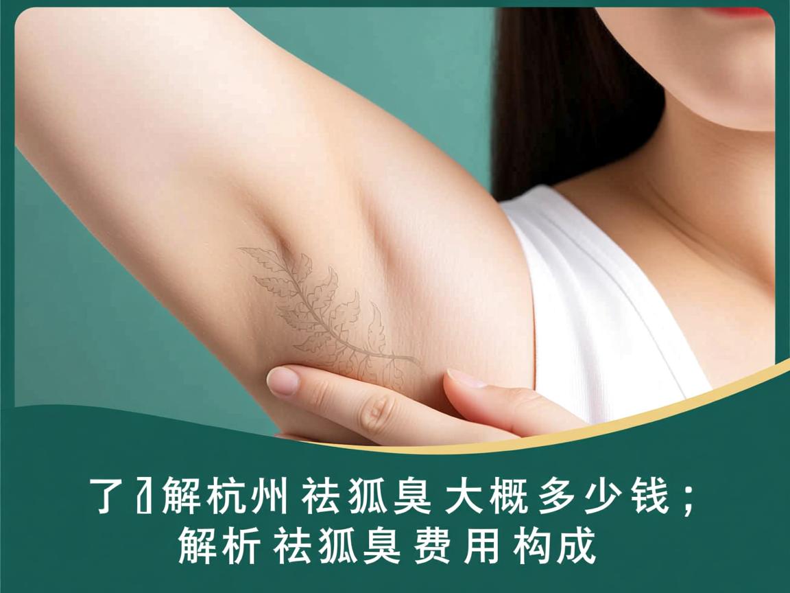 了解杭州祛狐臭大概多少钱，解析祛狐臭费用构成