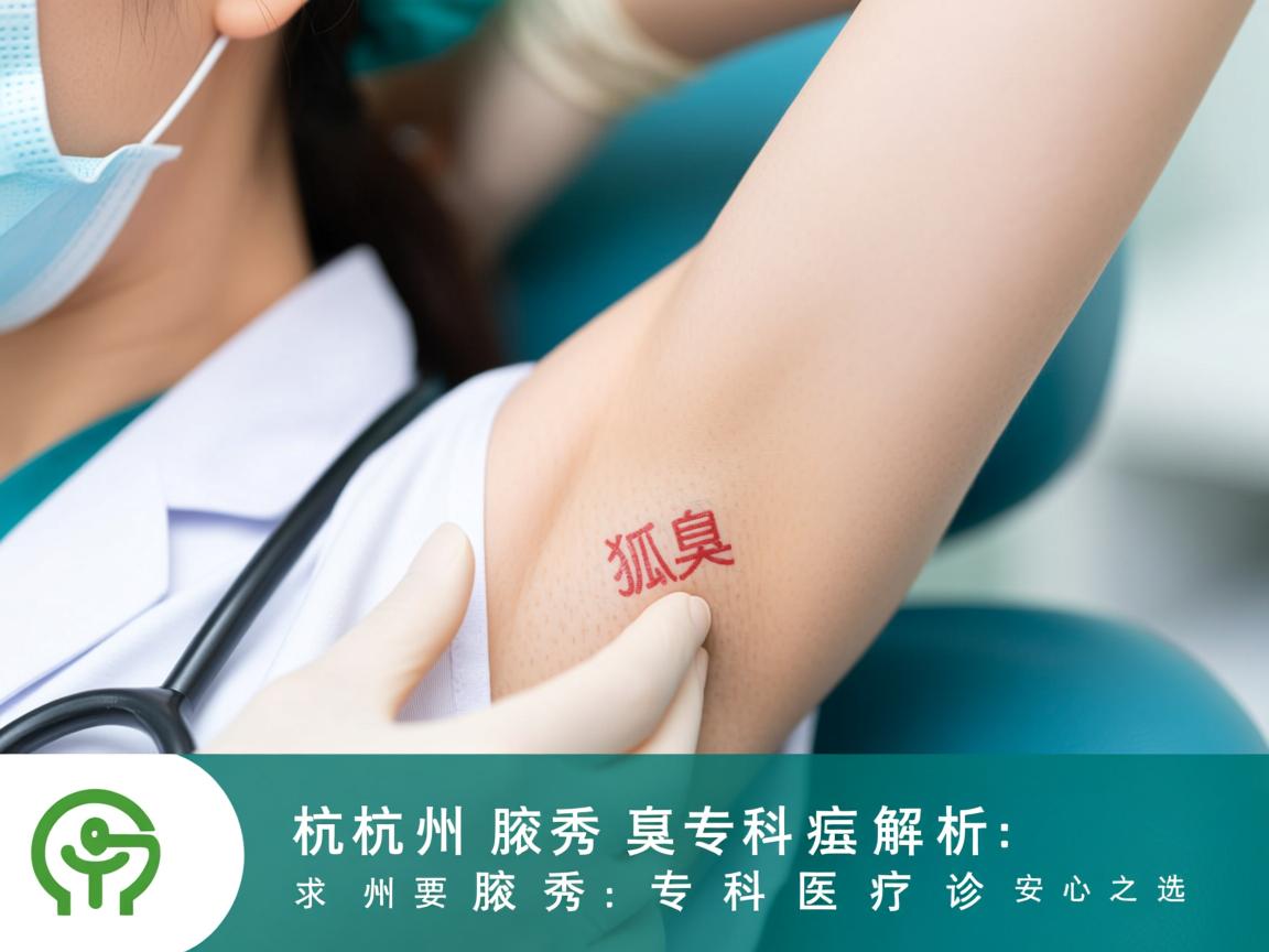 杭州腋秀腋臭专科解析，专业狐臭诊疗，杭州腋秀专科的安心之选