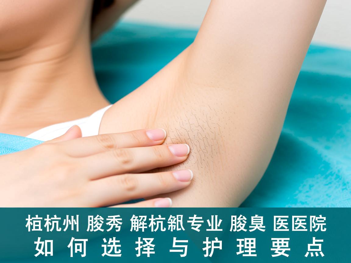 杭州腋秀解析，杭州专业腋臭医院如何选择与护理要点