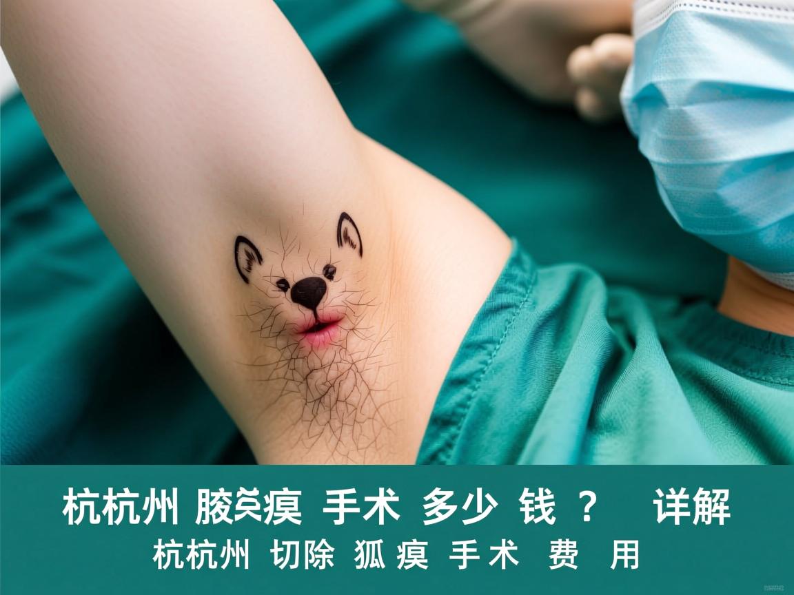 杭州腋臭手术多少钱？详解杭州切除狐臭手术费用