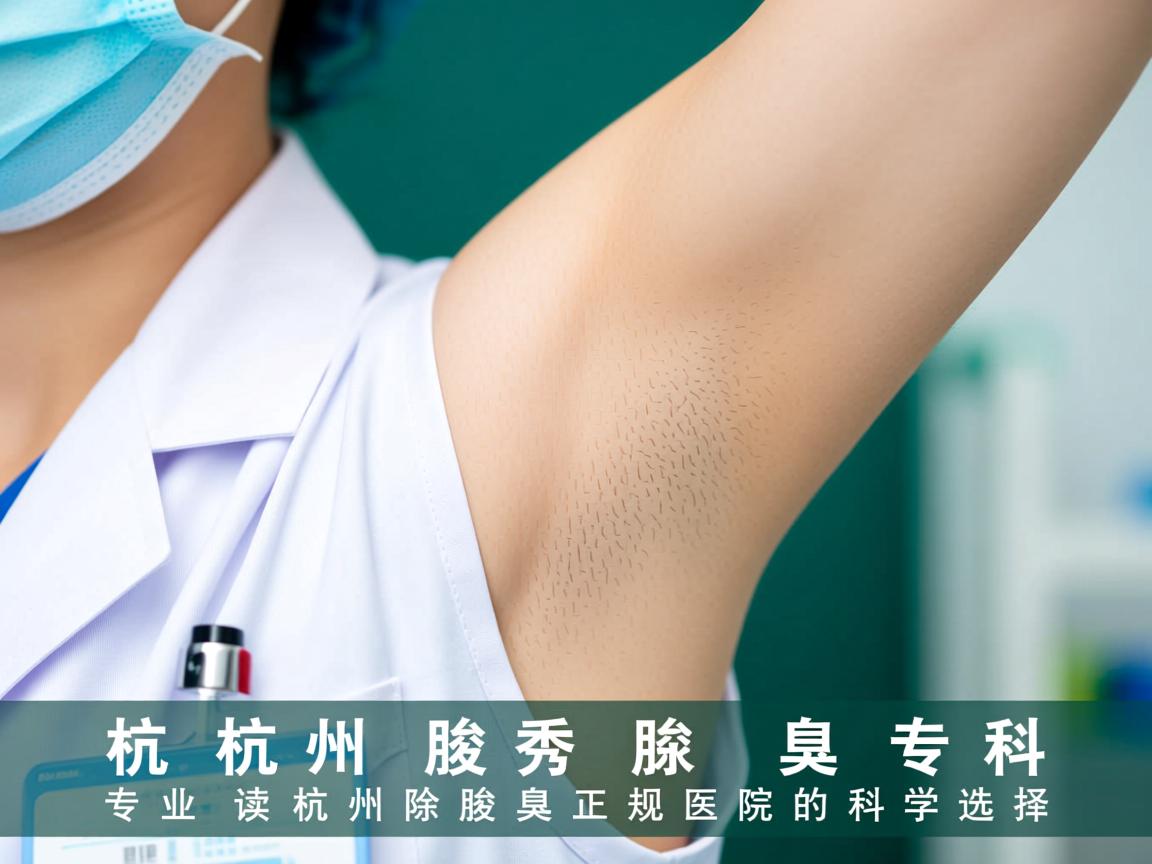 杭州腋秀腋臭专科，专业解读杭州除腋臭正规医院的科学选择