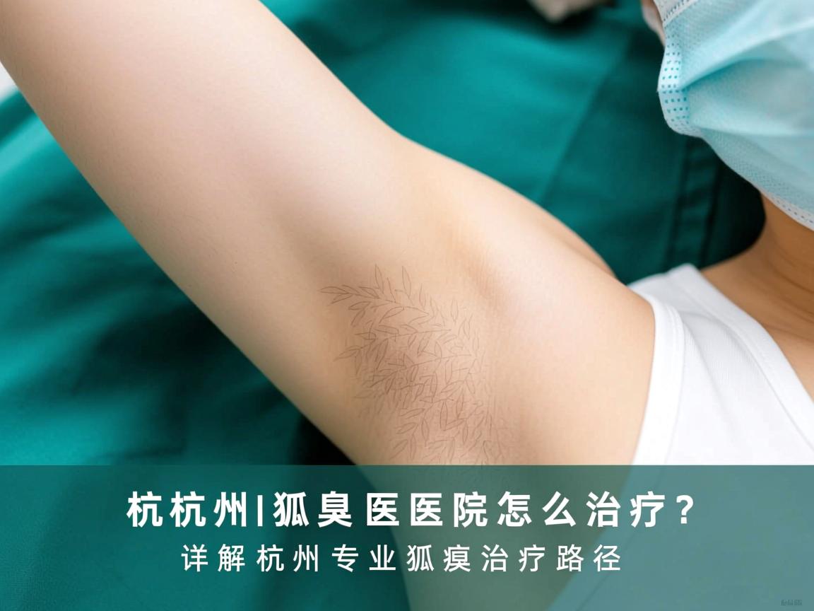 杭州狐臭医院怎么治疗？详解杭州专业狐臭治疗路径