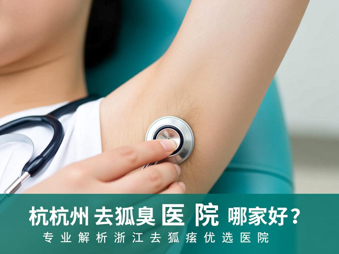 杭州去狐臭医院哪家好？专业解析浙江去狐臭优选医院
