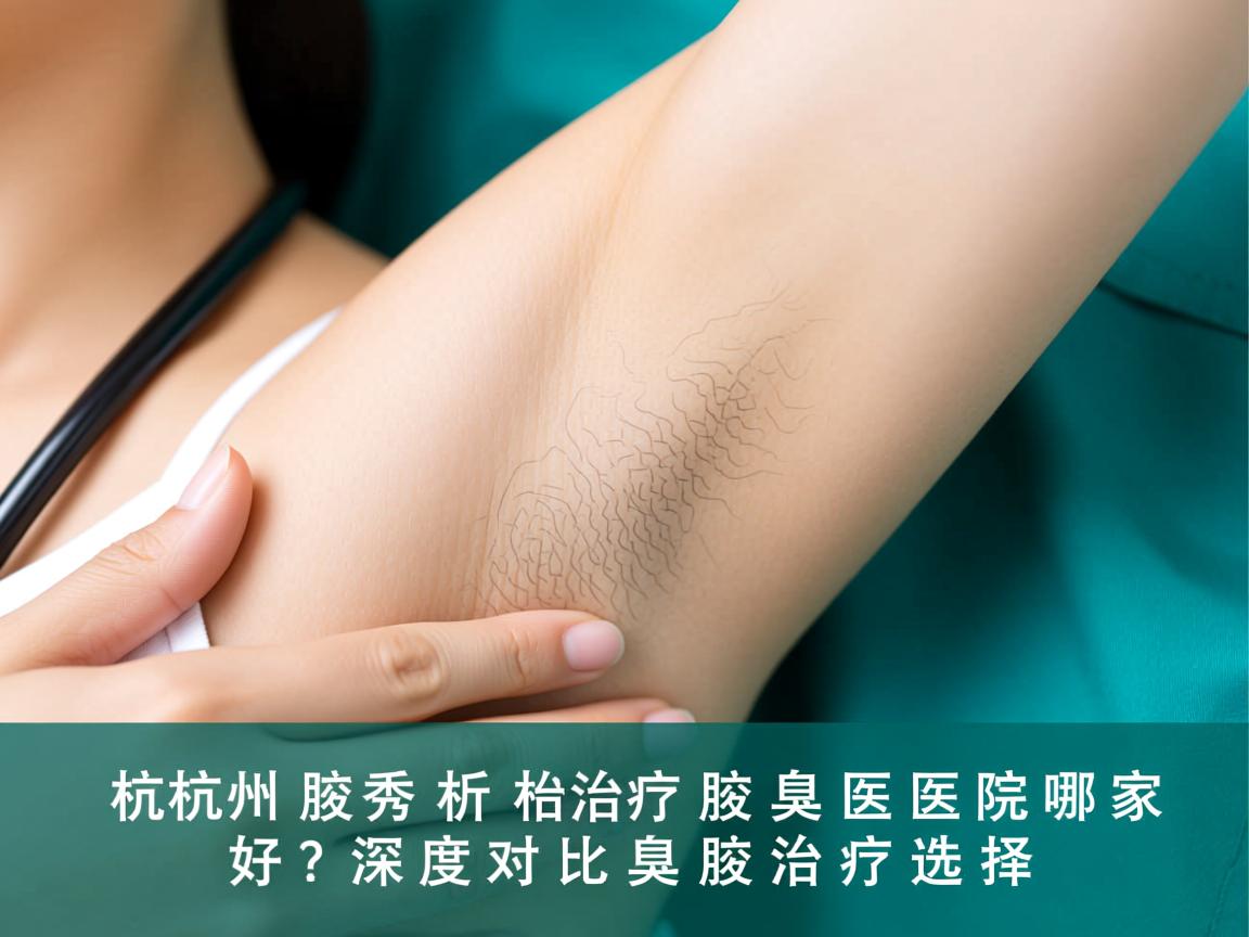 杭州腋秀解析，杭州治疗腋臭医院哪家好？深度对比腋臭治疗选择