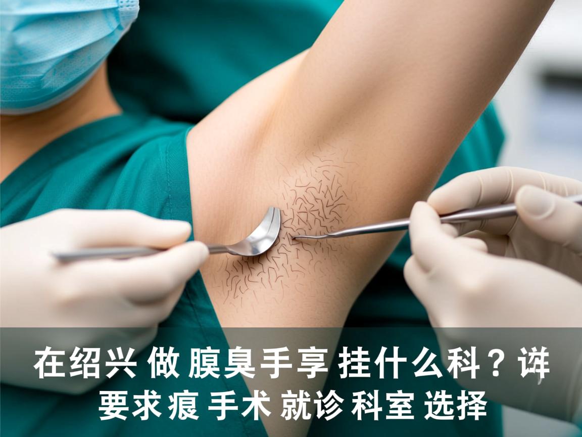 在绍兴做腋臭手术挂什么科？详解腋臭手术就诊科室选择