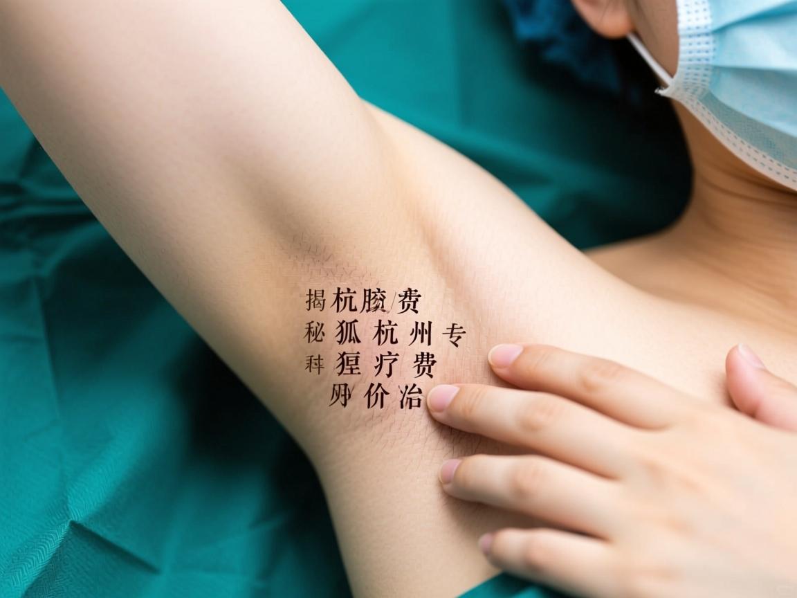 杭州腋臭手术费用解析，揭秘杭州腋秀专科狐臭治疗价格