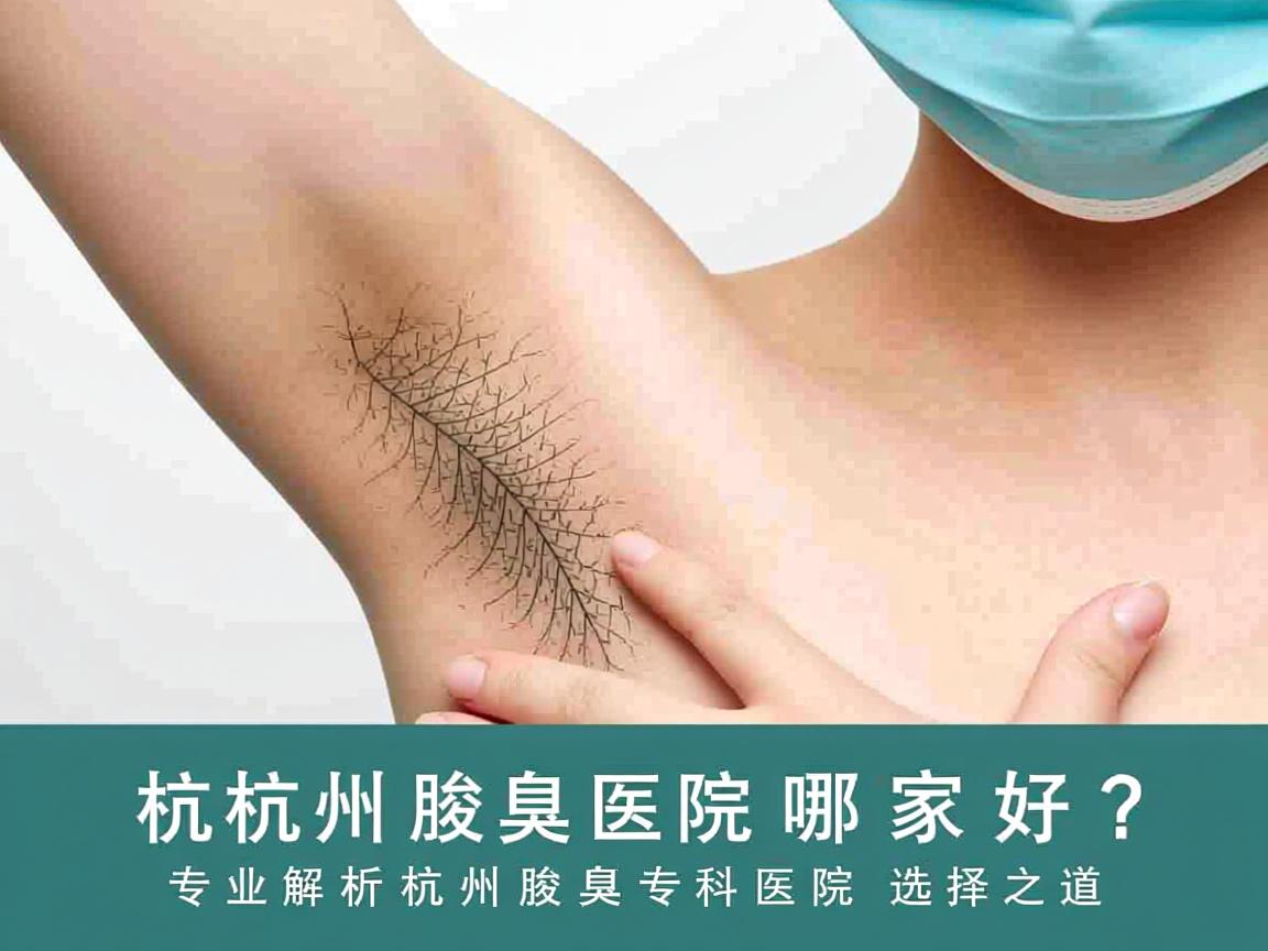 杭州腋臭医院哪家好？专业解析杭州腋臭专科医院的选择之道