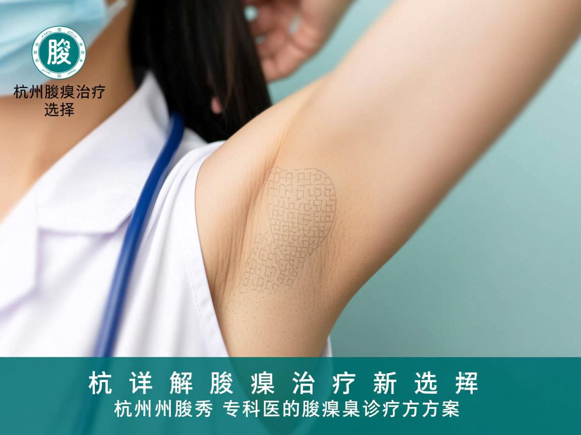 杭州腋臭治疗新选择，详解杭州腋秀专科的腋臭诊疗方案