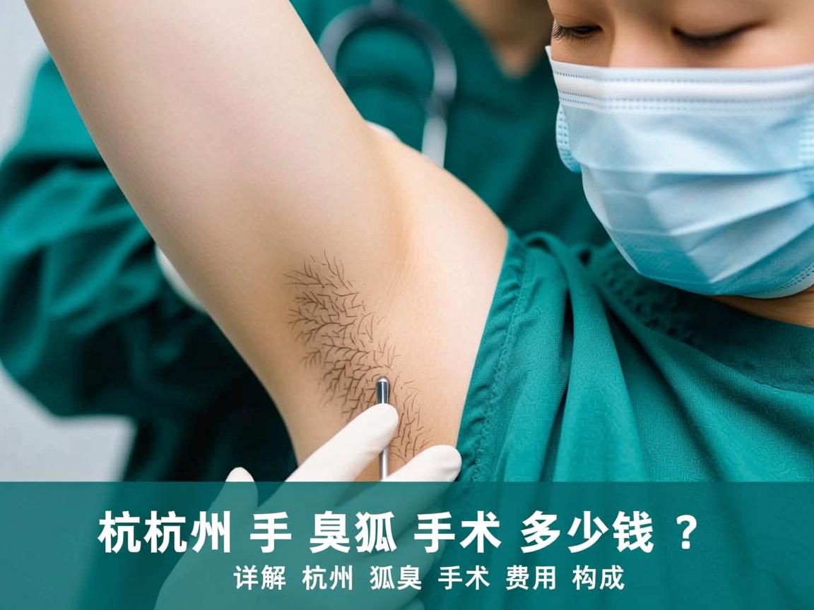 杭州狐臭手术多少钱？详解杭州狐臭手术费用构成