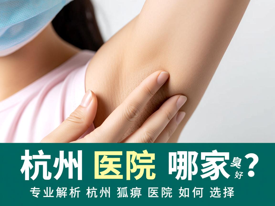 杭州狐臭医院哪家好？专业解析杭州狐臭医院如何选择