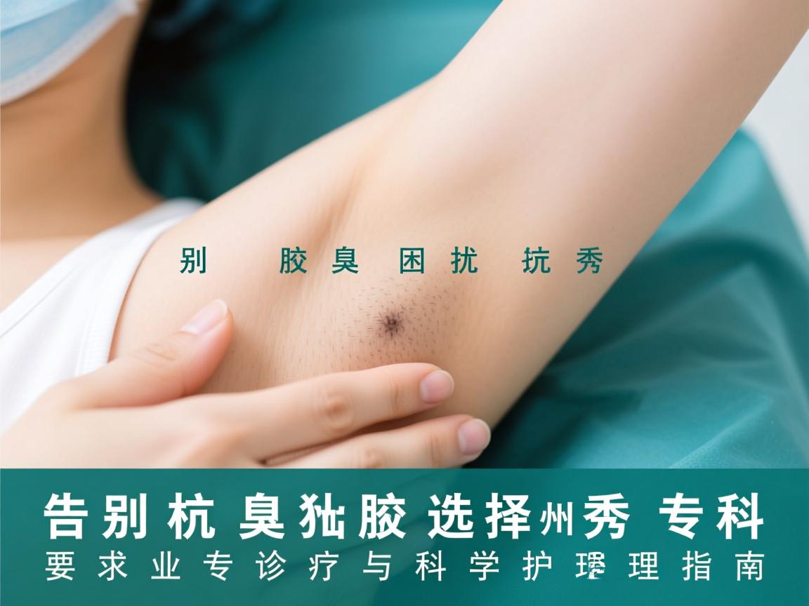 告别腋臭困扰，选择杭州腋秀专科，专业诊疗与科学护理指南
