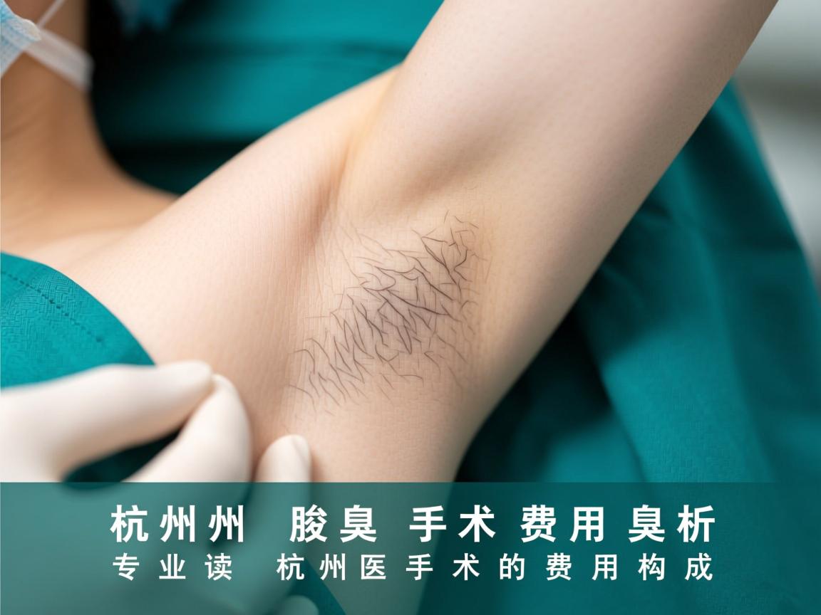 杭州腋臭手术费用解析，专业解读杭州腋臭手术的费用构成