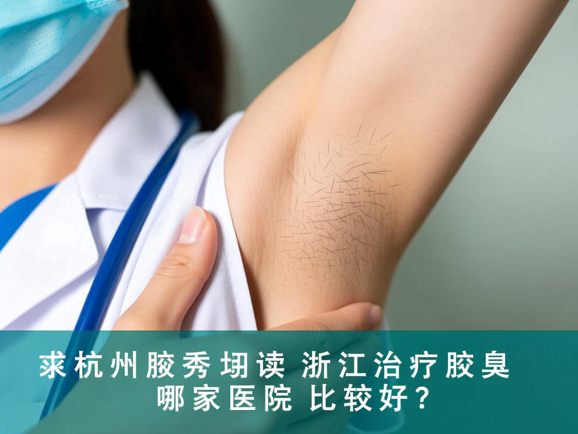杭州腋秀解读，浙江治疗腋臭，哪家医院比较好？
