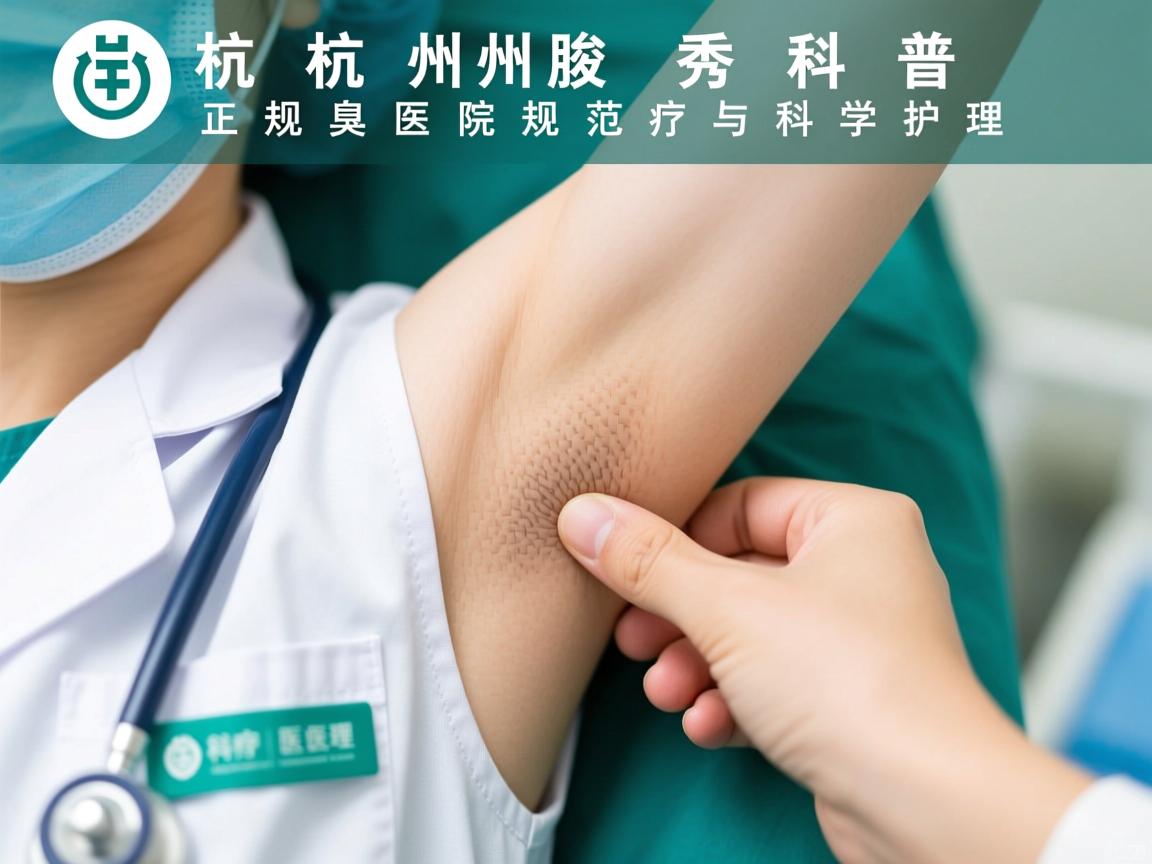 杭州腋秀科普，解析杭州腋臭正规医院的规范诊疗与科学护理