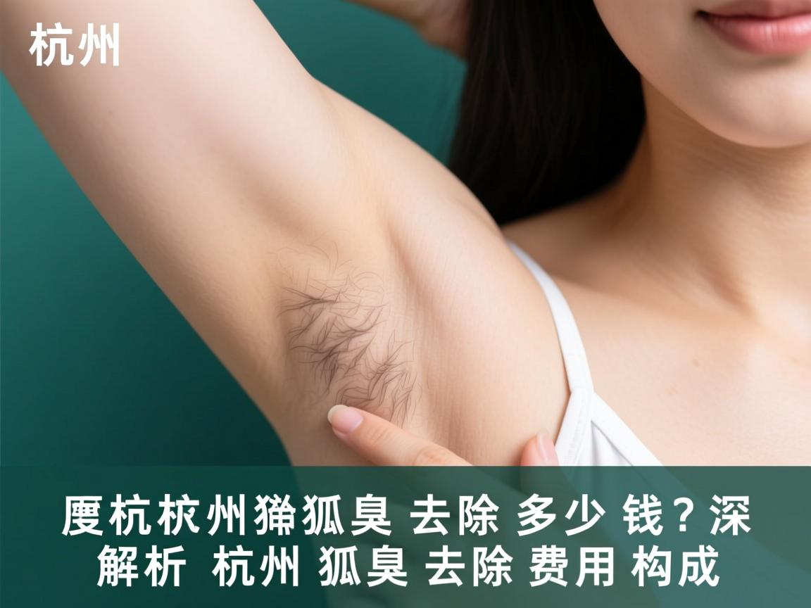 杭州狐臭去除多少钱？深度解析杭州狐臭去除费用构成