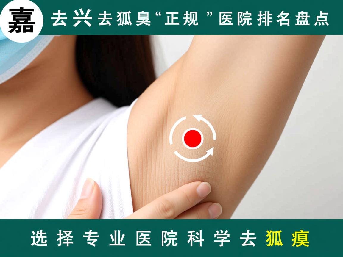 嘉兴去狐臭正规医院排名盘点，选择专业医院科学去狐臭