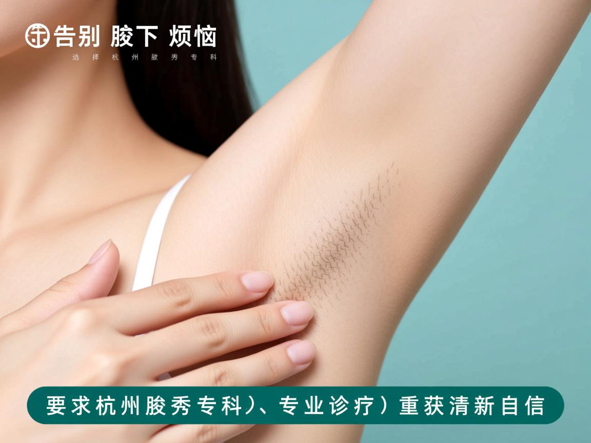 告别腋下烦恼，选择杭州腋秀专科，专业诊疗，重获清新自信