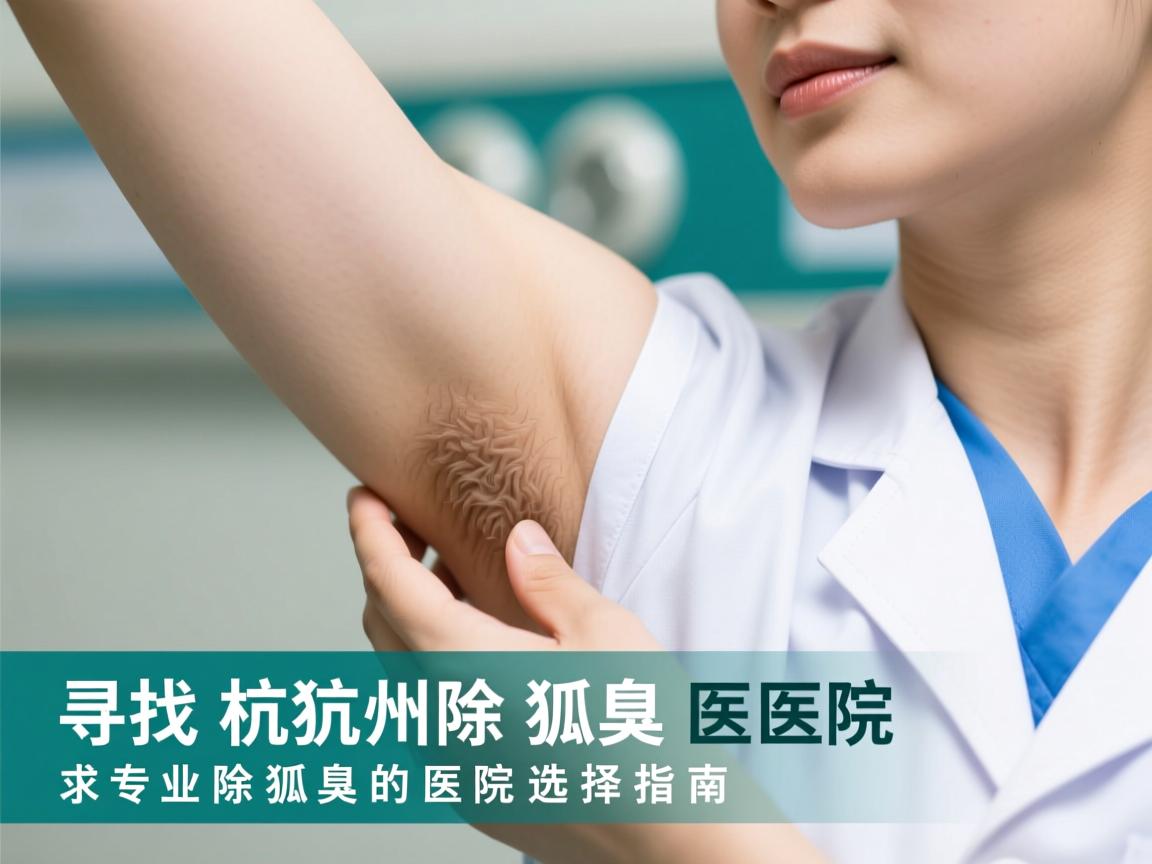 寻找杭州除狐臭医院，专业除狐臭的医院选择指南