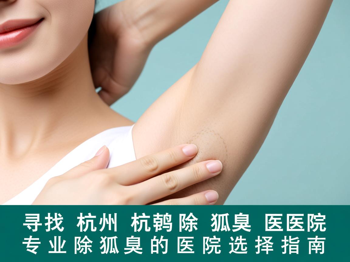 寻找杭州除狐臭医院，专业除狐臭的医院选择指南