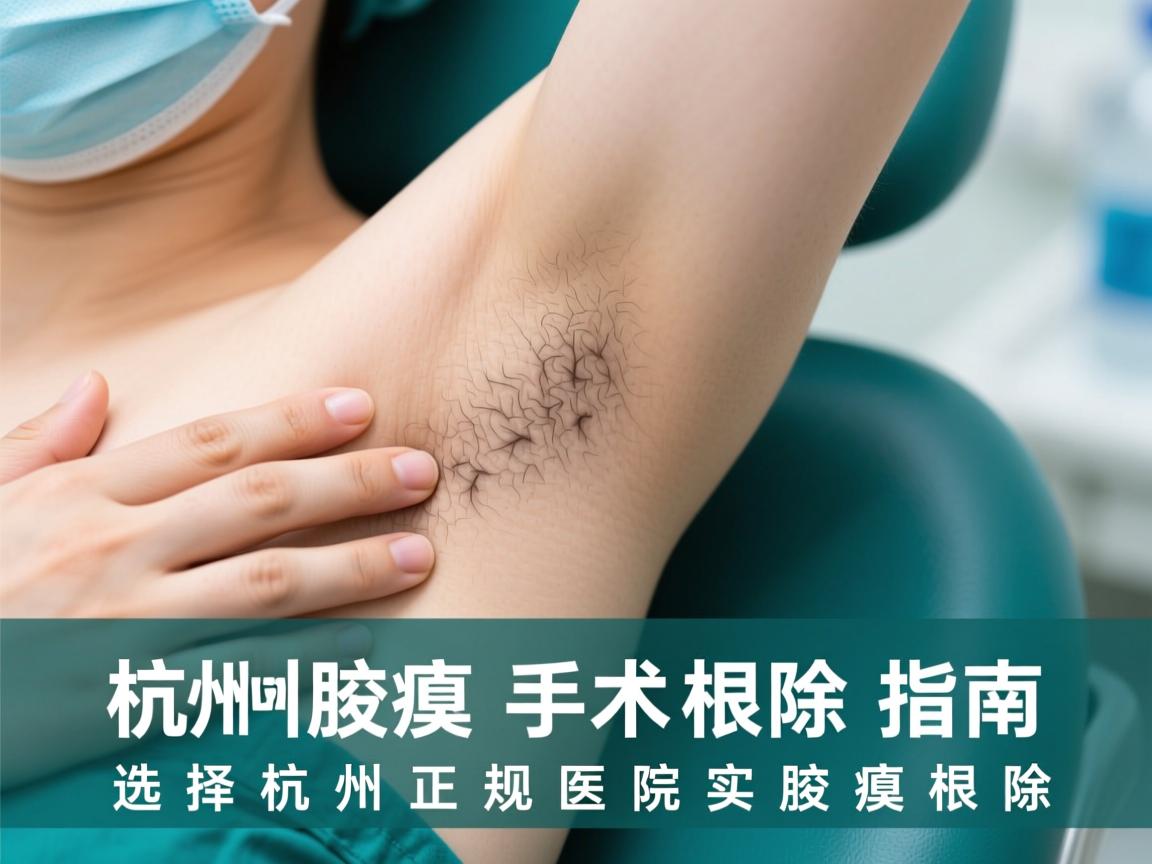 杭州腋臭手术根除指南，选择杭州正规医院实现腋臭根除