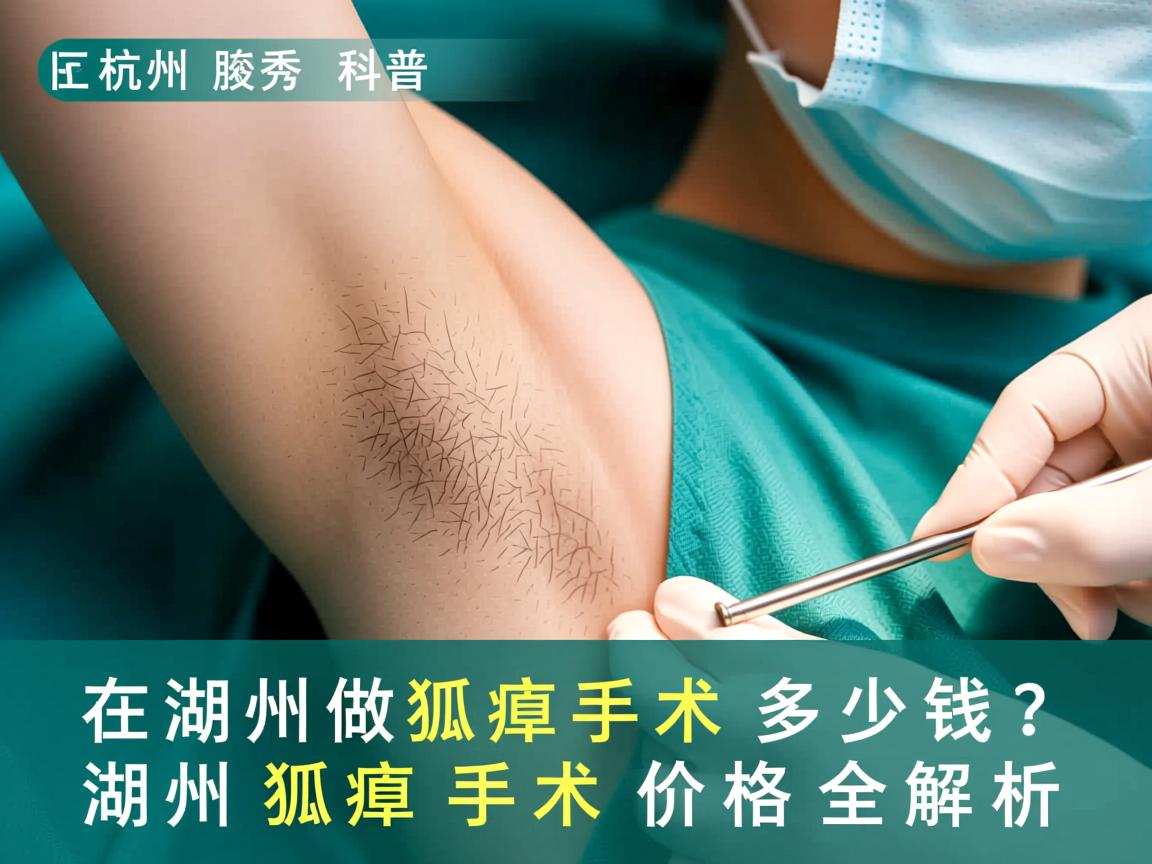杭州腋秀科普，在湖州做狐臭手术多少钱？湖州狐臭手术价格全解析