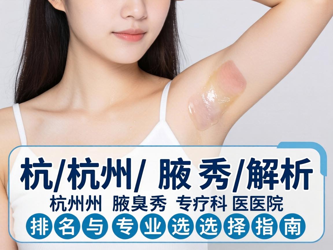 杭州腋秀解析，杭州腋臭专科医院排名与专业选择指南