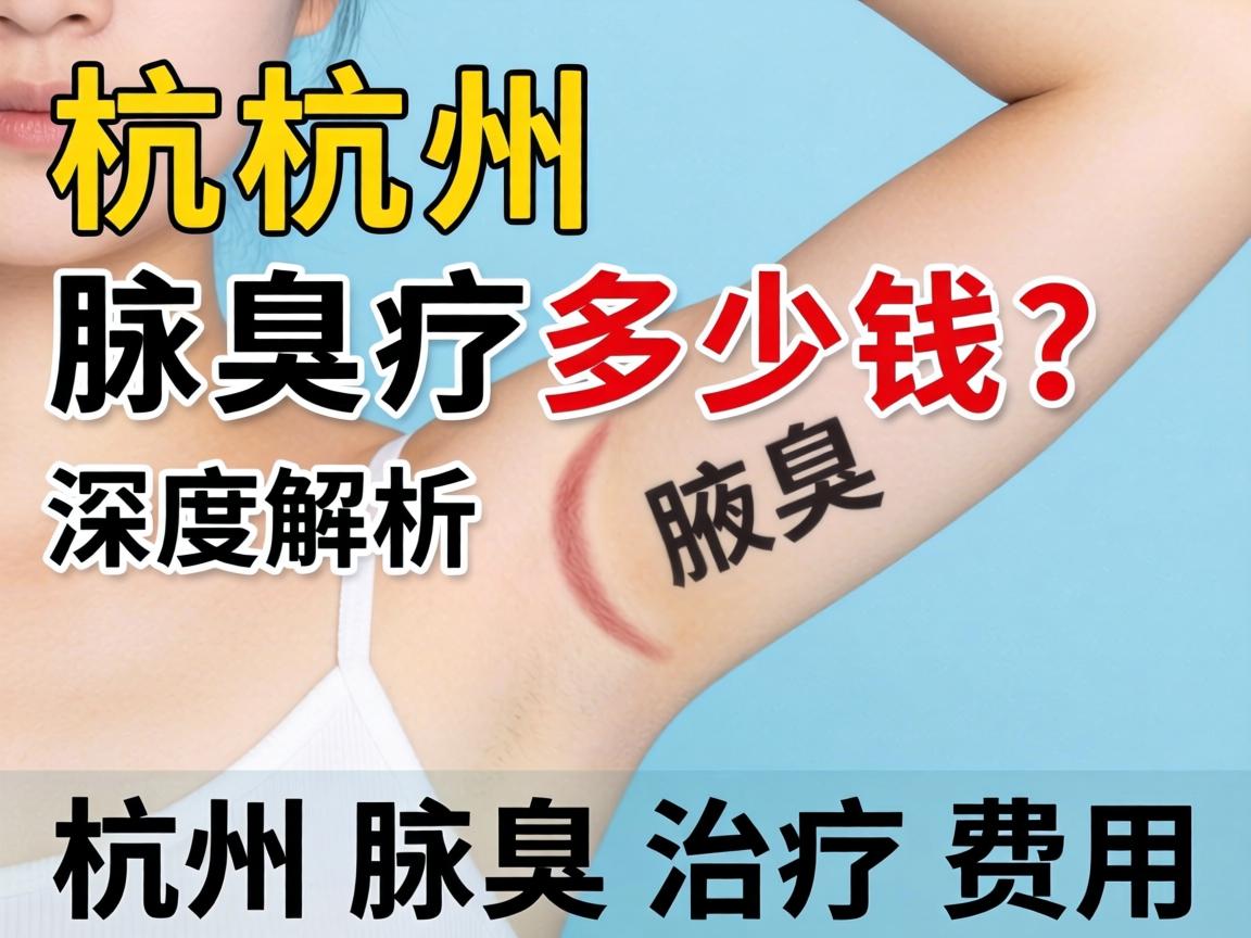 杭州腋臭治疗多少钱？深度解析杭州腋臭治疗费用