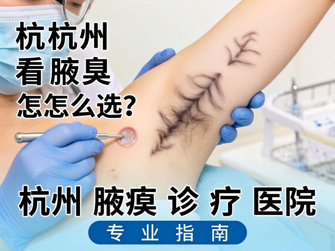 杭州看腋臭医院怎么选？杭州腋臭诊疗医院专业指南