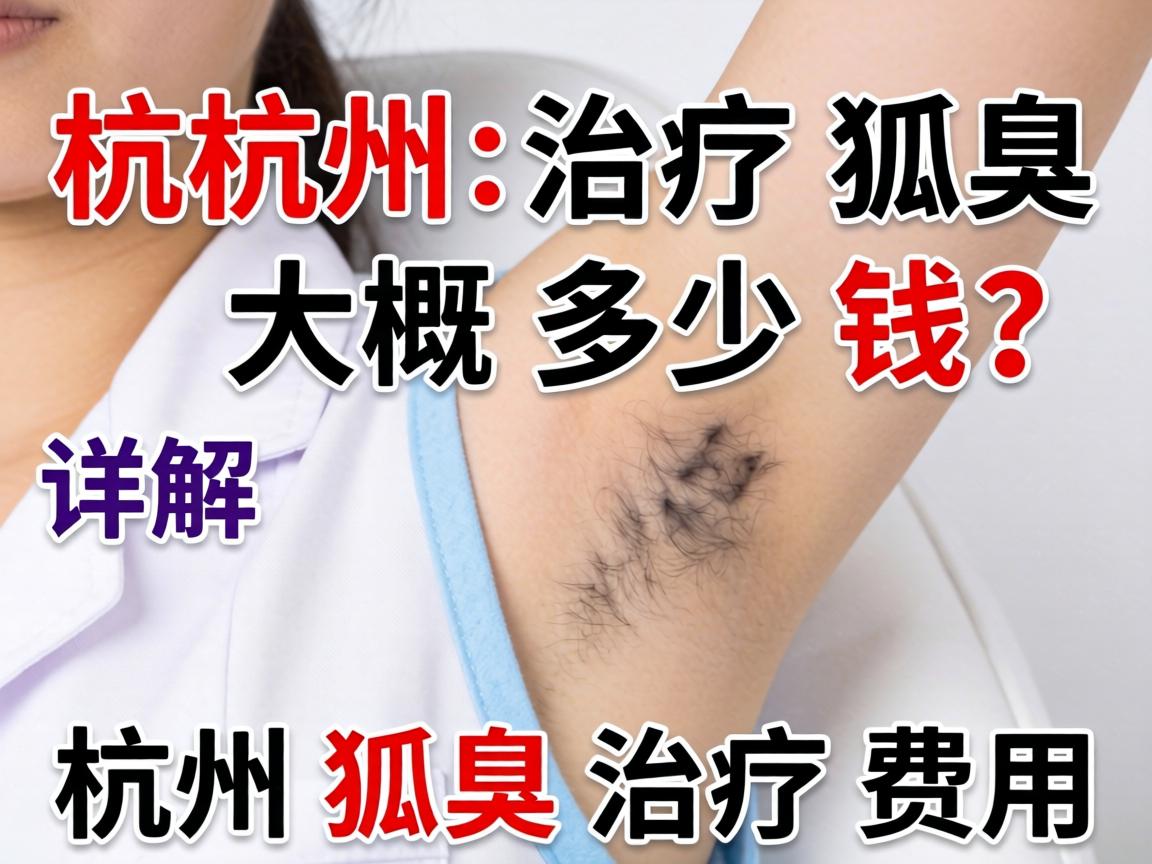杭州治疗狐臭大概多少钱？详解杭州狐臭治疗费用