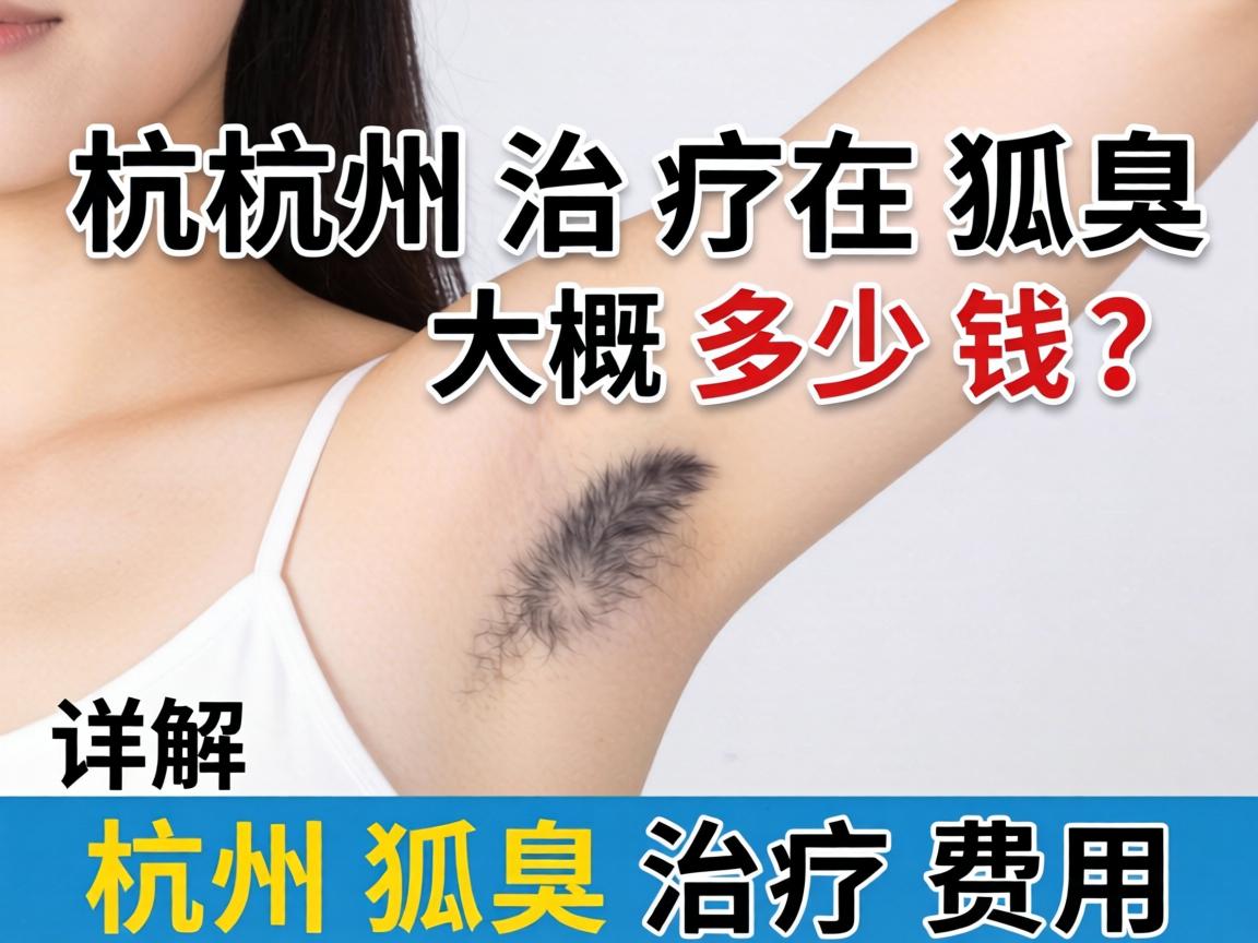 杭州治疗狐臭大概多少钱？详解杭州狐臭治疗费用
