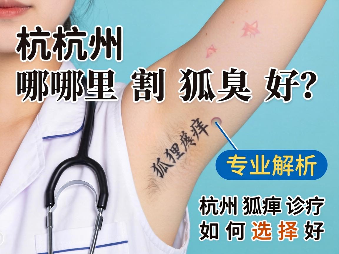 杭州哪里割狐臭好？专业解析杭州狐臭诊疗如何选择好