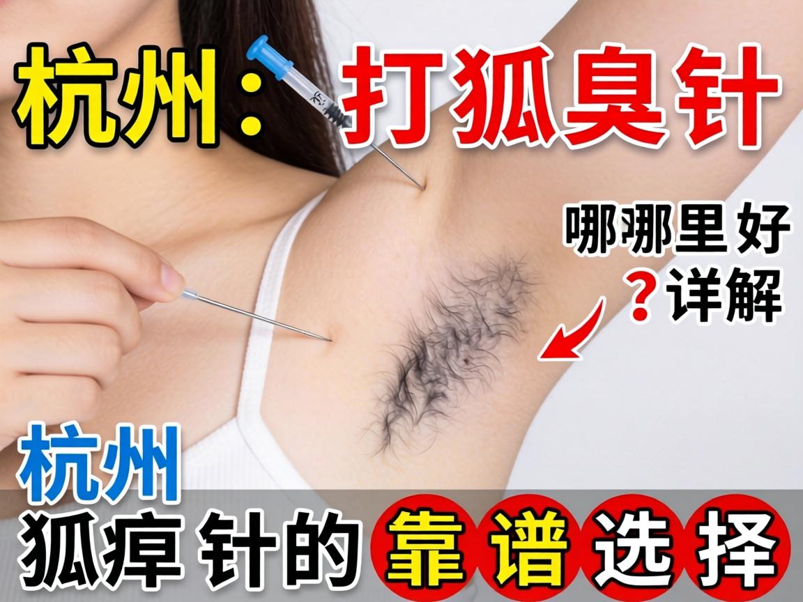 杭州打狐臭针哪里好？详解杭州狐臭针的靠谱选择