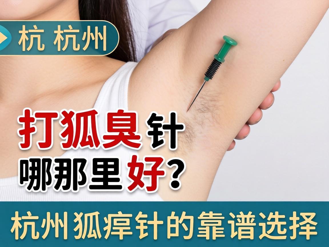 杭州打狐臭针哪里好？详解杭州狐臭针的靠谱选择