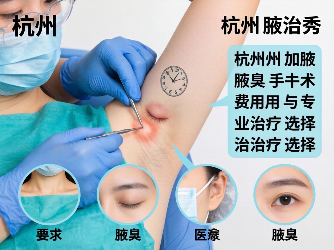 杭州腋秀解析，杭州腋臭手术费用与专业治疗选择