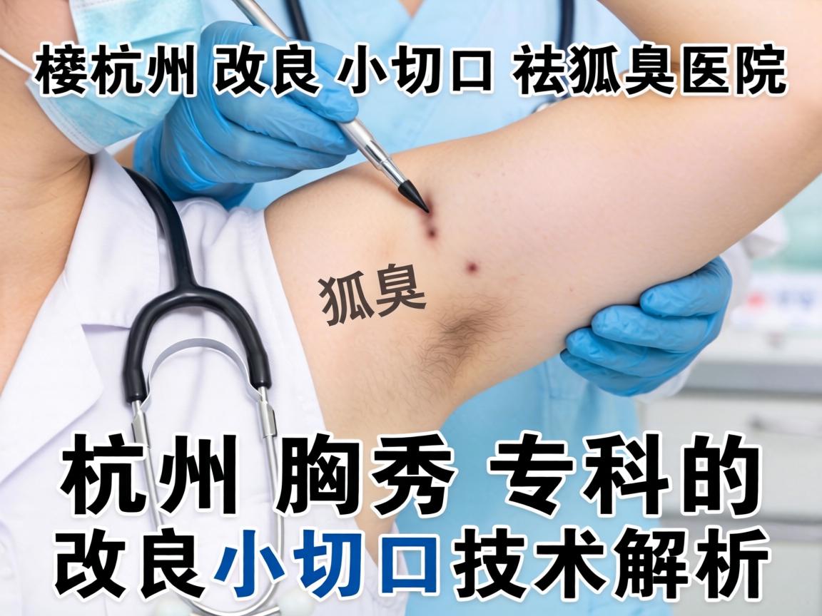 杭州改良小切口祛狐臭医院，杭州腋秀专科的改良小切口技术解析