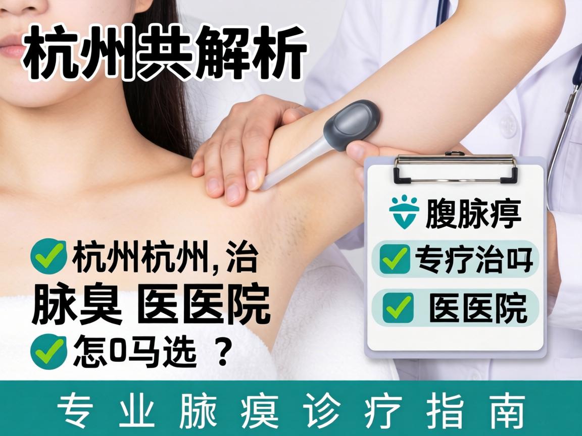 杭州腋秀解析，杭州治疗腋臭医院怎么选？专业腋臭诊疗指南