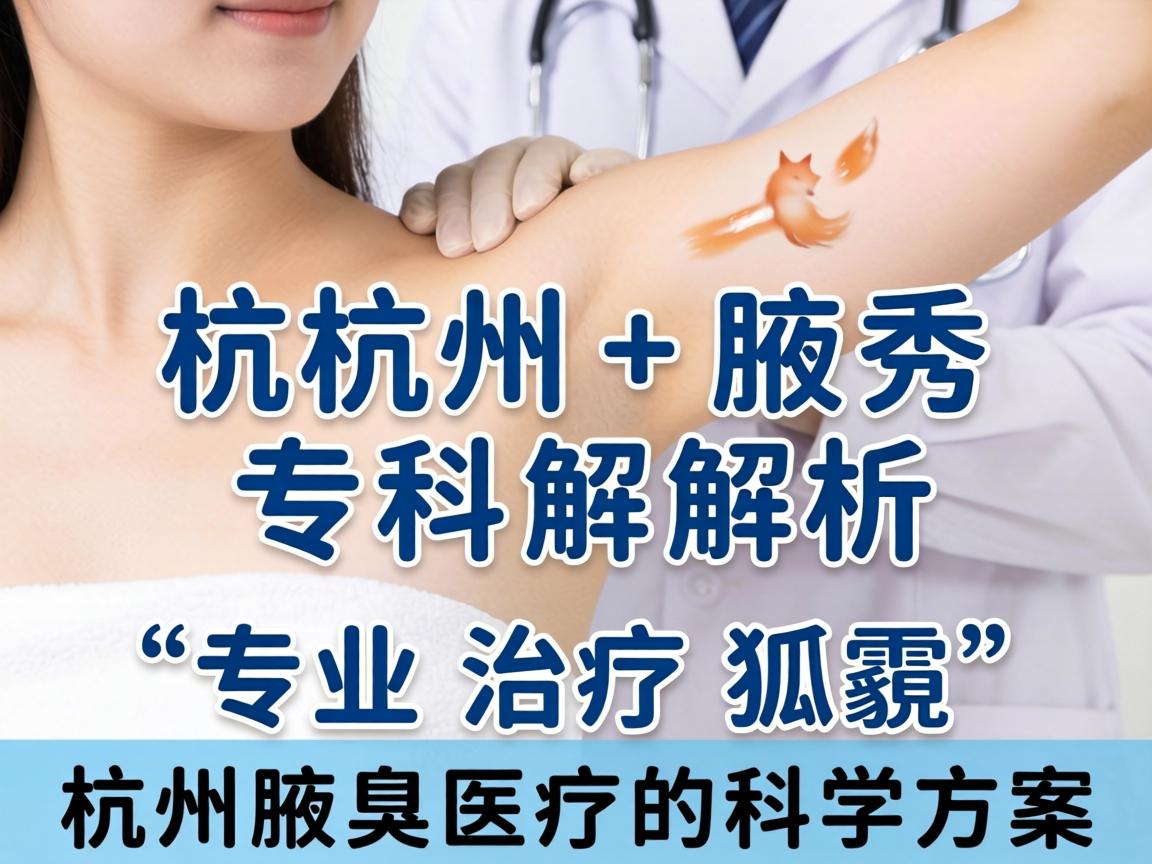 杭州腋秀专科解析，专业治疗狐臭，杭州腋臭医疗的科学方案
