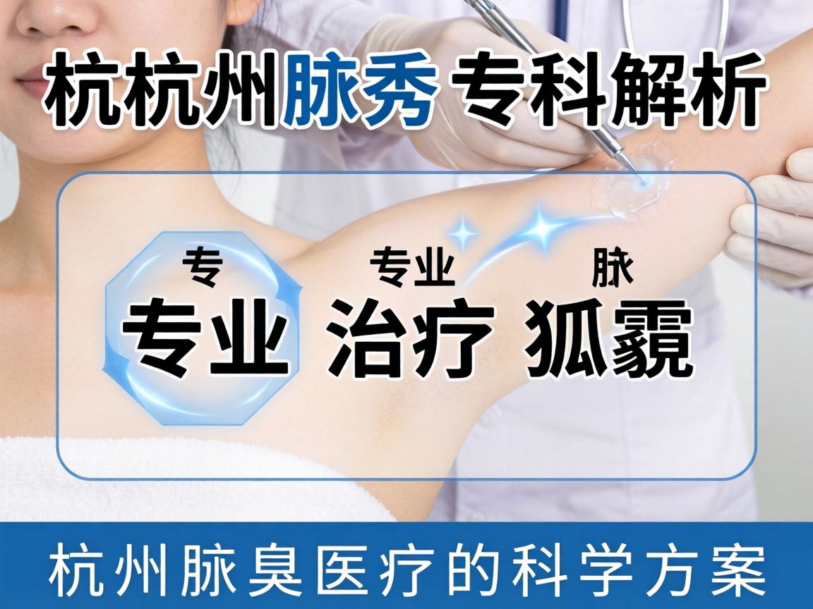 杭州腋秀专科解析，专业治疗狐臭，杭州腋臭医疗的科学方案