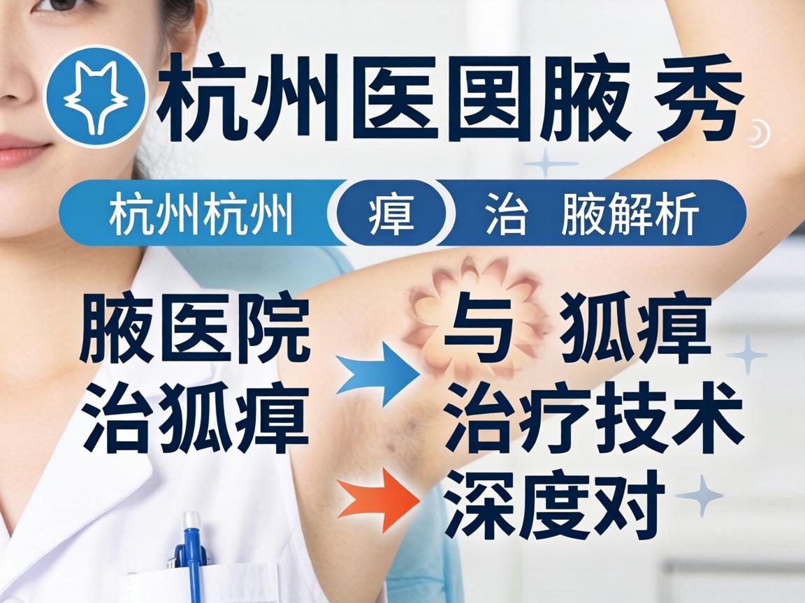 杭州腋秀解析，杭州治狐臭医院与狐臭治疗技术深度对比