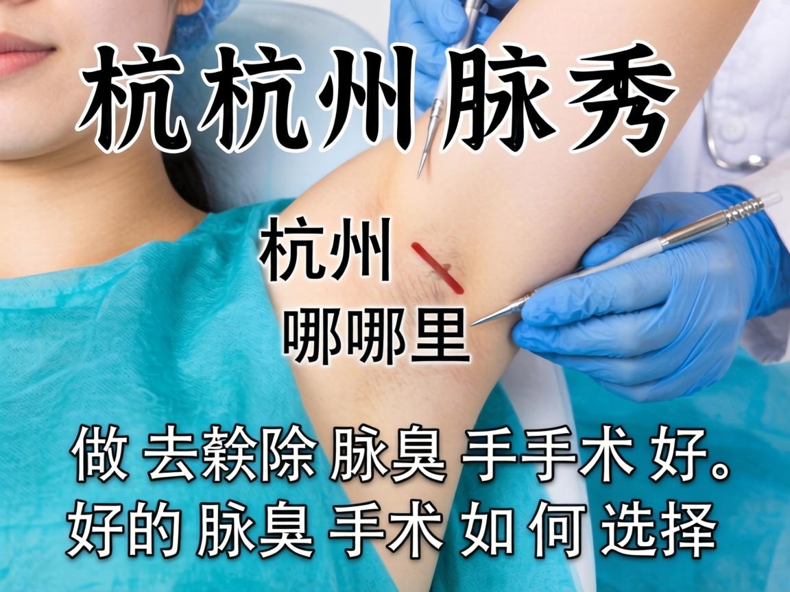 杭州腋秀解析，杭州哪里做去除腋臭手术好，好的腋臭手术如何选择