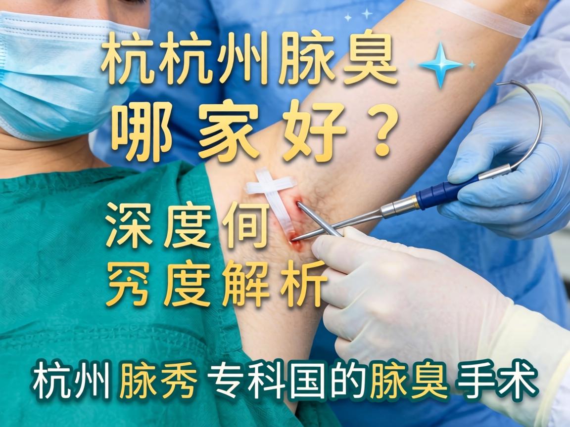 杭州腋臭手术哪家好？深度解析杭州腋秀专科的腋臭手术