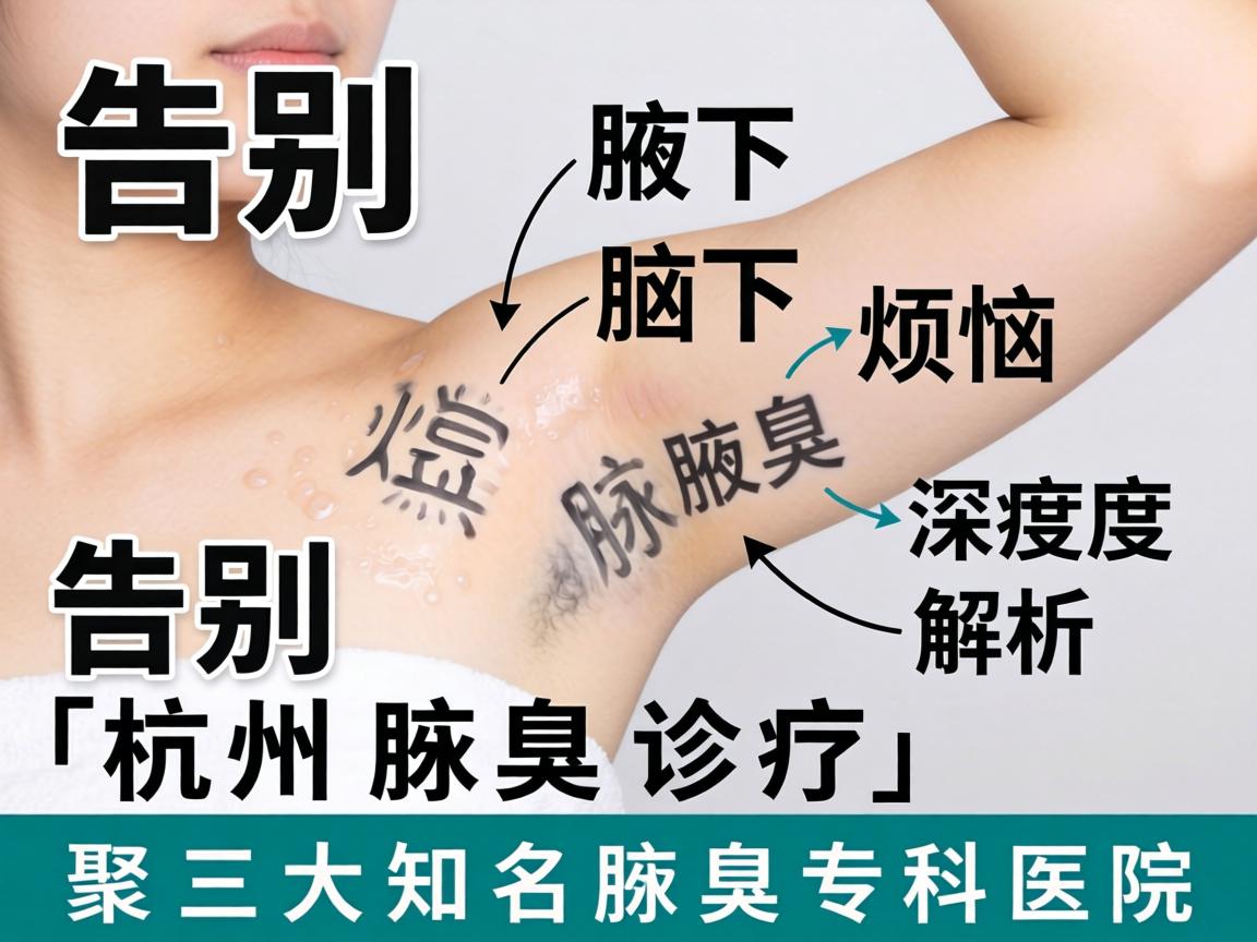 告别腋下烦恼，深度解析杭州腋臭诊疗，聚焦三大知名腋臭专科医院