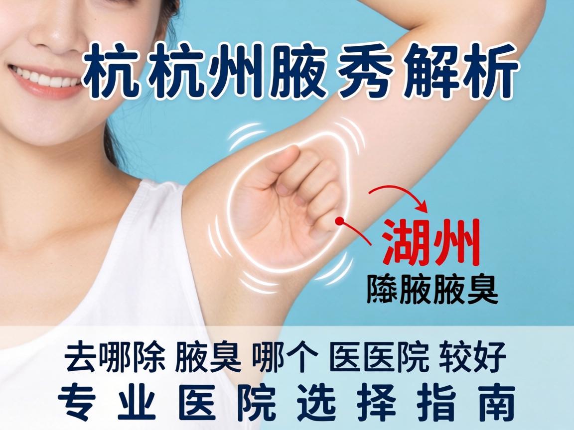 杭州腋秀解析，湖州去除腋臭哪个医院较好，专业医院选择指南