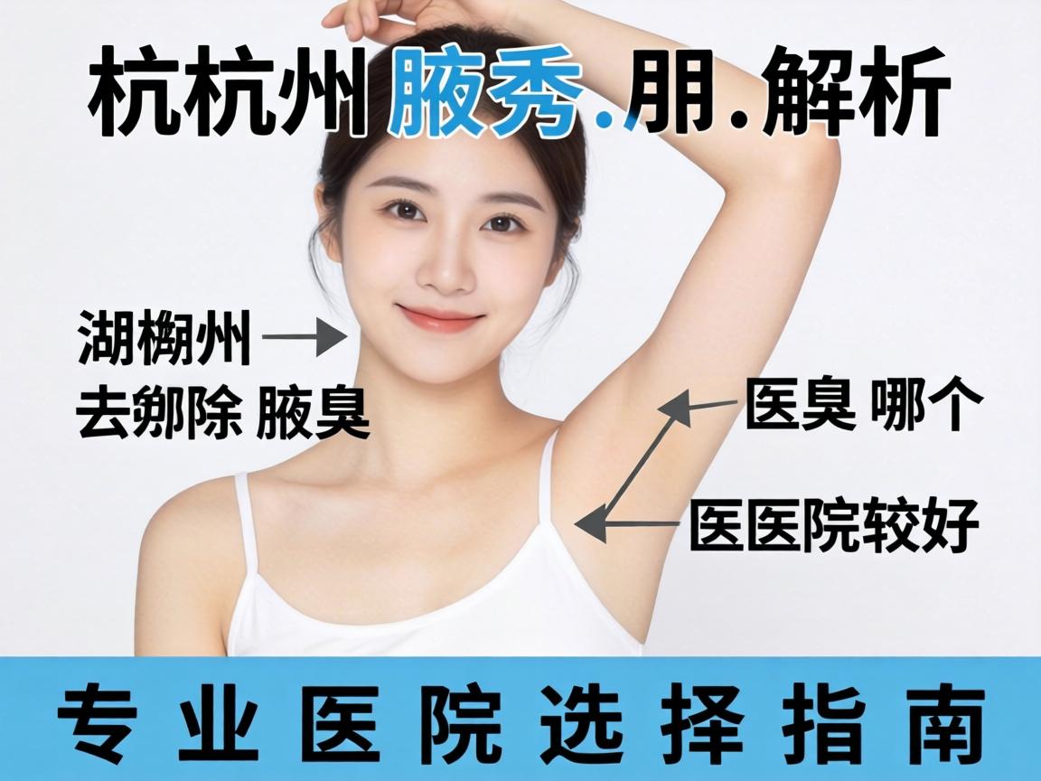 杭州腋秀解析，湖州去除腋臭哪个医院较好，专业医院选择指南